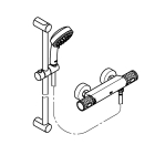 Термостат для душа GROHE Grohtherm 1000 Performance с душевым гарнитуром, хром (34784000)