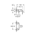 Готовый комплект для ванной комнаты GROHE Tempesta (NB0037)