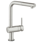 Смеситель для кухни GROHE Minta Touch сенсорный с вытяжным изливом, суперсталь (31360DC1)