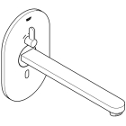 Внешняя часть смесителя для раковины GROHE Eurosmart Cosmopolitan E инфракрасный, хром (36376000)