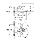 Готовый комплект для ванной комнаты GROHE Tempesta, белая луна (NB0019-2)