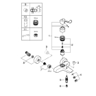 Смеситель для ванны GROHE Eurosmart, хром (25243003)