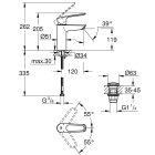 Смеситель для раковины GROHE Eurosmart, M-size, хром (23981003)
