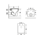 Комплект инсталляции GROHE 38775001 с унитазом AQUAme AQM2004 и сиденьем с микролифтом (NW0169)
