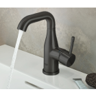 Смеситель для раковины GROHE Essence без донного клапана, M-size, фантомный черный (24176KF1)