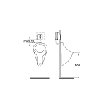 Панель смыва для писсуара GROHE Skate Cosmopolitan, 1 режим, матовый титан (38846BS0)