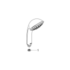Ручной душ GROHE Relexa 100, 5 режимов, хром (28796000)
