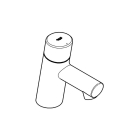 Кран для раковины GROHE Concetto, без функции смешивания, хром (32207001)