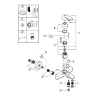 Смеситель для ванны GROHE Eurostyle Cosmopolitan, хром (33591002)