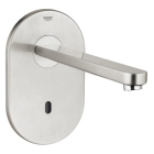Внешняя часть крана для раковины GROHE Eurosmart Cosmopolitan E инфракрасный, без функции смешивания, питание от сети 230V, нержавеющая сталь (36334SD0)