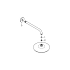 Готовый комплект для ванны GROHE Eurosmart скрытого монтажа, с ручным и верхним душем, хром (NB0062)