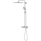 Душевая система GROHE Rainshower SmartActive 310 Cube с термостатом для душа, суперсталь (26837DC0)
