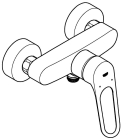 Смеситель для душа GROHE Eurosmart, хром (25242003)