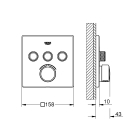 Готовый комплект для душа GROHE Grohtherm SmartControl (NSB0133)