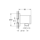 Подключение для душевого шланга GROHE Tempesta, хром (28680001)