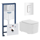 Комплект инсталляции GROHE Rapid SL 38772SH0 с унитазом Aquatek КВАДРО AQ1515T-00 и сиденьем с микролифтом (NW0339)