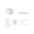 Комплект инсталляции GROHE Rapid SL 38772SH0 с унитазом Aquatek КВАДРО AQ1515T-00 и сиденьем с микролифтом (NW0339)