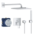 Душевая система GROHE Eurocube со смесителем для ванны, хром (25238000)
