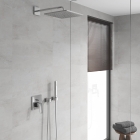 Душевая система GROHE Eurocube со смесителем для ванны, хром (25238000)