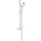 Душевой гарнитур GROHE Tempesta Cosmopolitan 100 с мыльницей, 1 режим струи, душевая штанга 600 мм, 7 л/мин, хром (26083002)