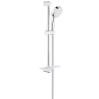 Душевой гарнитур GROHE New Tempesta Cosmopolitan 100 с мыльницей, 2 режима струи, душевая штанга 600 мм, 5,7 л/мин, хром (27928002)
