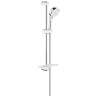 Душевой гарнитур GROHE Tempesta Cosmopolitan 100 с мыльницей, 3 режима струи, душевая штанга 600 мм, 9,5 л/мин, хром (27576002)
