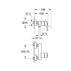 Смеситель для душа GROHE Concetto, хром (32210001)
