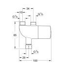 Термостат GROHE Grohtherm Micro, хром (34487000)