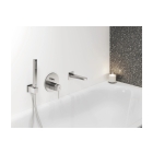 Внешняя часть смесителя для ванны GROHE Plus, суперсталь (24060DC3)