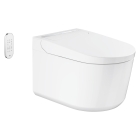 Набор унитаз-биде GROHE Sensia Pro с панелью смыва, системой инсталляции и комплектом для автоматического смыва (120170)