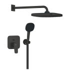 Душевая система GROHE Cubeo со смесителем для душа, черный матовый (1053362430)