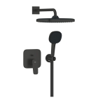 Душевая система GROHE Cubeo со смесителем для душа, черный матовый (1053362430)