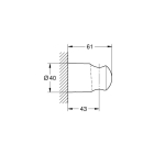 Душевой набор GROHE Tempesta-F, теплый закат глянец (27513DA1)