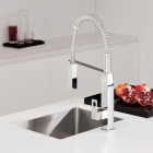 Смеситель для кухонной мойки GROHE Eurocube профессиональный, суперсталь (31395DC0)