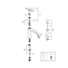 Смеситель для раковины GROHE Eurosmart, XL-size, хром (24164003)