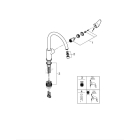 Смеситель для кухни GROHE BauCurve, хром (31231001)