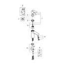 Смеситель для раковины GROHE Eurosmart Cosmopolitan, M-size, черный (23327KW0)