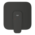 Внешняя часть смесителя для ванны GROHE Cubeo, матовый черный (1017772430)