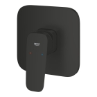 Внешняя часть смесителя для ванны GROHE Cubeo, матовый черный (1017772430)