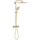Душевая система GROHE Rainshower SmartActive 310 Cube с термостатом для душа, холодный рассвет матовый (26837GN0)