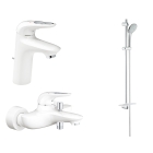 Готовый комплект для ванной комнаты GROHE Eurostyle new, белая луна (NB0019)