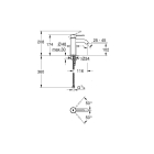 Смеситель для раковины GROHE Essence, S-size, холодный рассвет матовый (23590GN1)