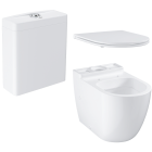 Унитаз напольный GROHE Bau Ceramic с бачком и сиденьем с микролифтом (NW0092)