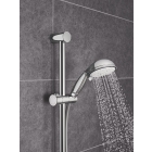 Душевой гарнитур GROHE Tempesta Rustic 100 с мыльницей, 4 режима струи, душевая штанга 600 мм, 9,5 л/мин, хром (26086001)