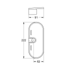 Душевой гарнитур GROHE Tempesta Rustic 100 с мыльницей, 4 режима струи, душевая штанга 600 мм, 9,5 л/мин, хром (26086001)