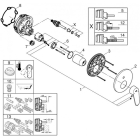 Внешняя часть смесителя для ванны GROHE Eurodisc Cosmopolitan с переключателем на 2 положения, хром (24056002)