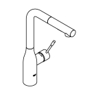 Смеситель для кухни GROHE Essence с вытяжным душем, хром (30270000)