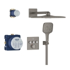 Душевая система GROHE Grohtherm SmartControl с термостатом для душа, темный графит матовый (34864AL0)
