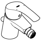 Смеситель для биде GROHE Eurosmart с донным клапаном, S-size, хром (23789002)
