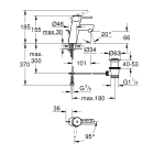 Смеситель для раковины GROHE Concetto, хром (2338010E)